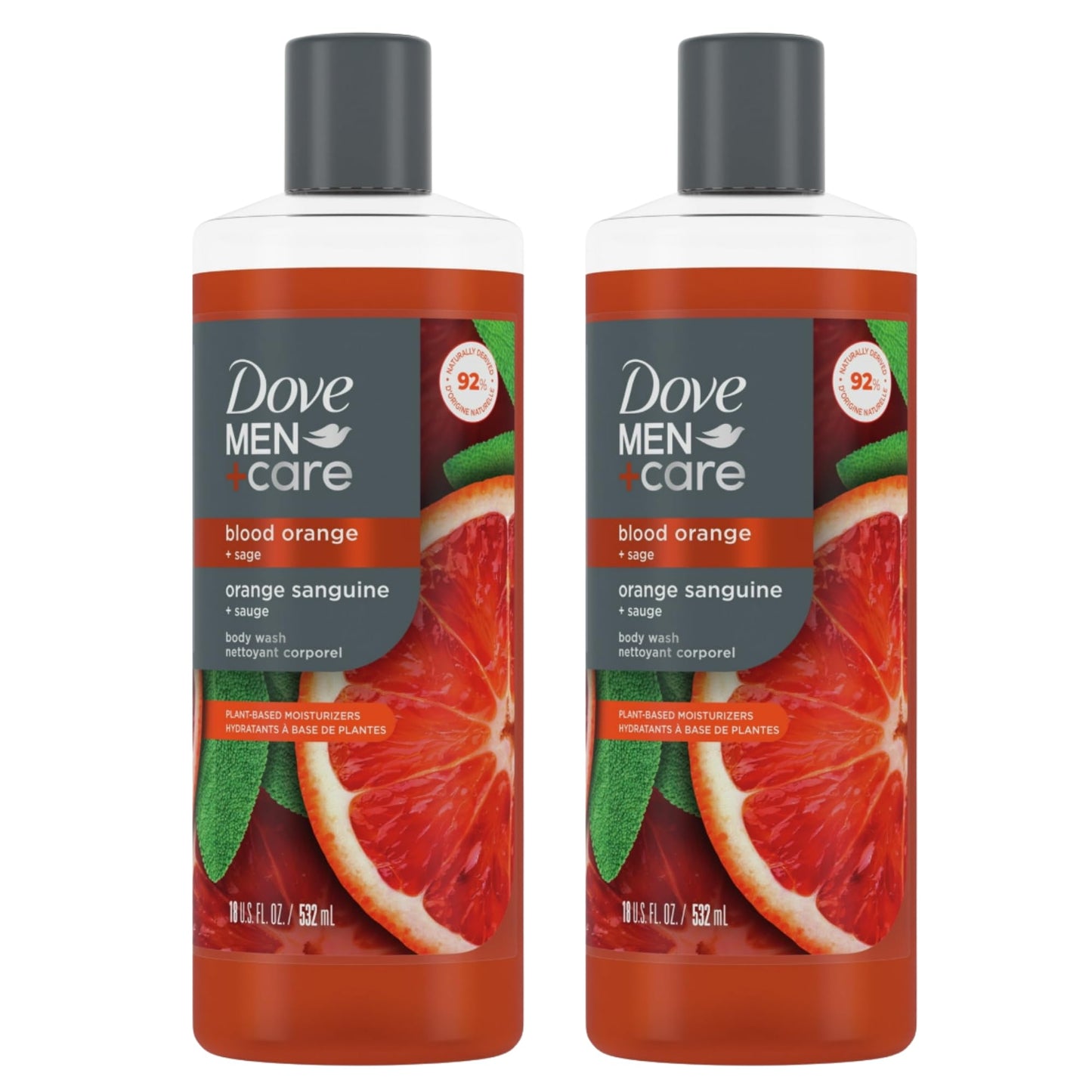 Dove Men + Care Body Wash for Men | Liquid Body Wash to Uplift and Restore (Blood Orange + Sage) Beauty & Personal Care Dove
