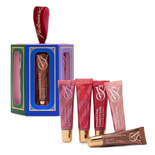 Victoria's Secret Lip Gloss Gift Set, Flavor Favorites, Flavored Lip Gloss Set for Women, Includes 5 assorted Lip Glosses Beauty & Personal Care Victoria's Secret
