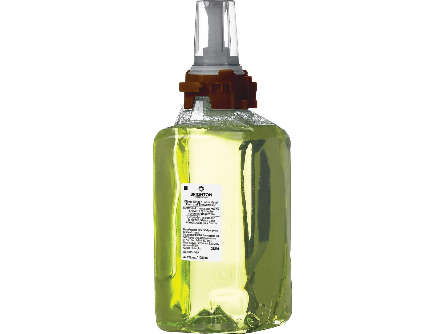 Coastwide Professional Foaming Hand Soap Refill for BP12 Dispenser, Citrus Ginger Scent, 1250 ml., 3/Carton Beauty & Personal Care BRIGHTON PROFESSIONAL