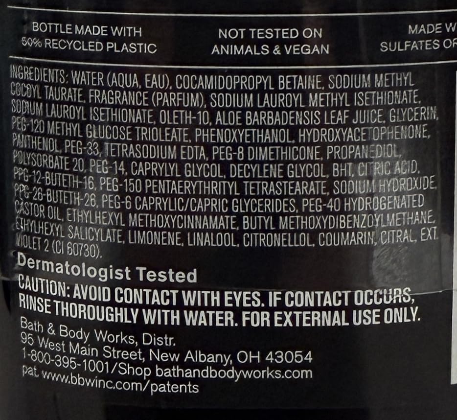 Bath & Body Works Eau So Navy 3-in-1 Hair, Face & Body Wash 10 Ounce Beauty & Personal Care Bath & Body Works