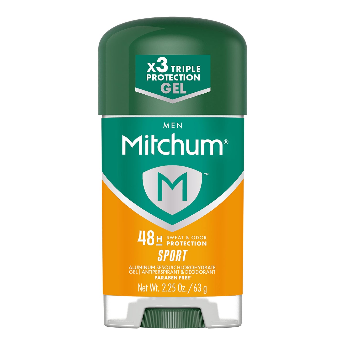 Mitchum Men’s Triple Odor Protection Antiperspirant & Deodorant Gel, Sport, 48HR Protection, 2.25 oz, Pack of 6 Beauty and Personal Care Mitchum