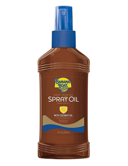 Banana Boat Dark Tanning Oil Spray SPF 4, 8 oz Beauty & Personal Care Banana Boat