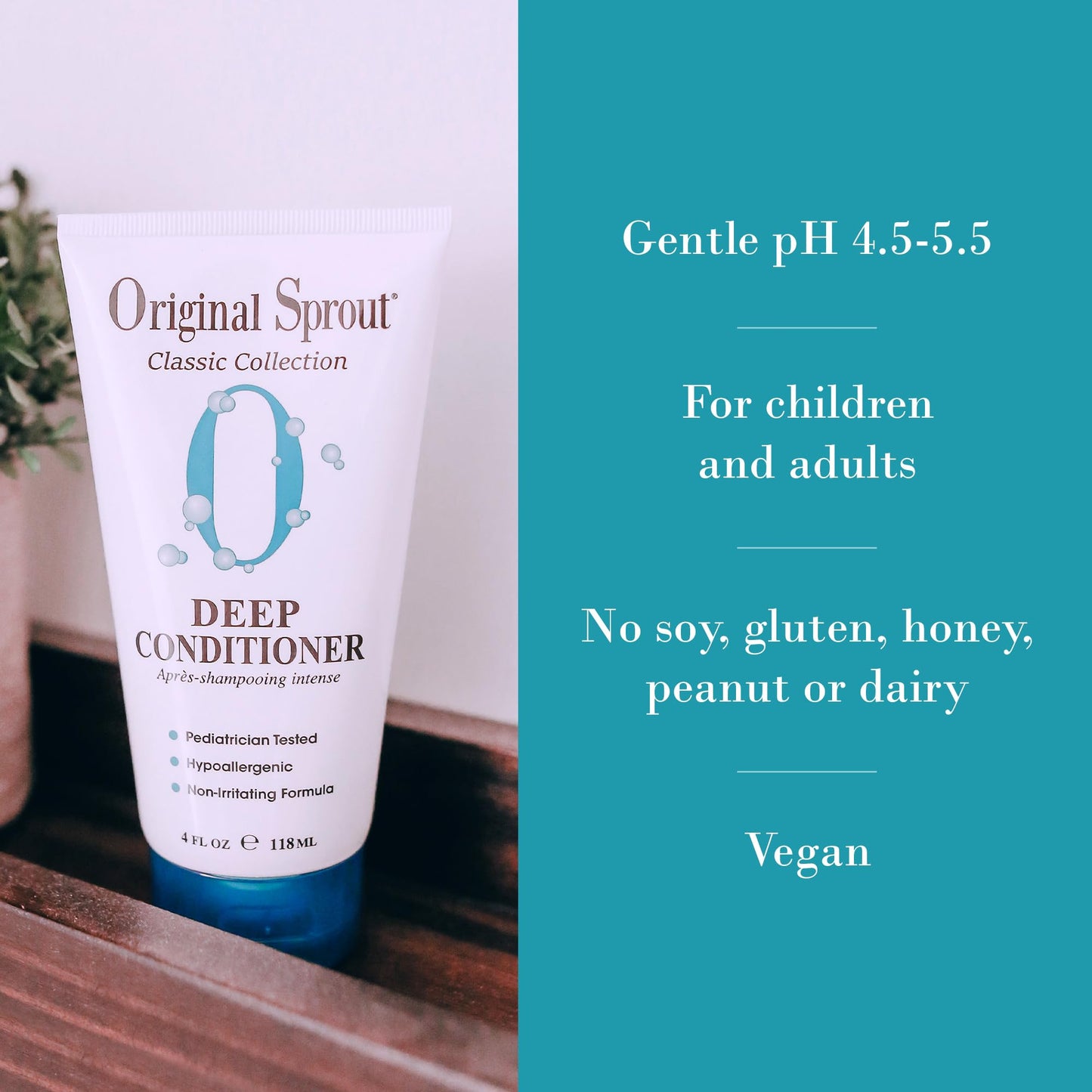 Original Sprout Deep Conditioner for All Hair Types, Vegan Conditioner, 4 oz. Bottle Beauty & Personal Care Original Sprout