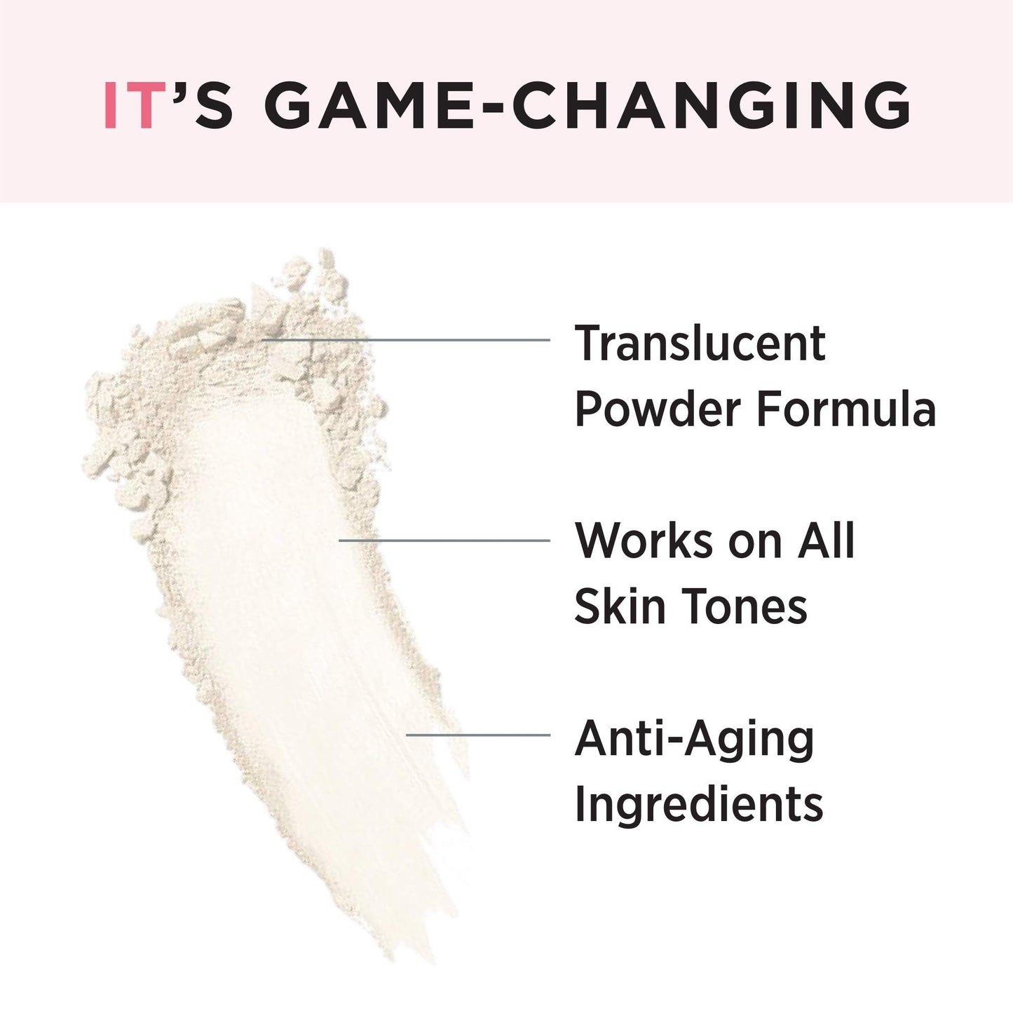 IT Cosmetics Bye Bye Pores - Poreless Finish Loose Setting Powder Makeup - Translucent Blurring Powder for All Skin Tones - Face Powder with Peptides Beauty & Personal Care IT Cosmetics