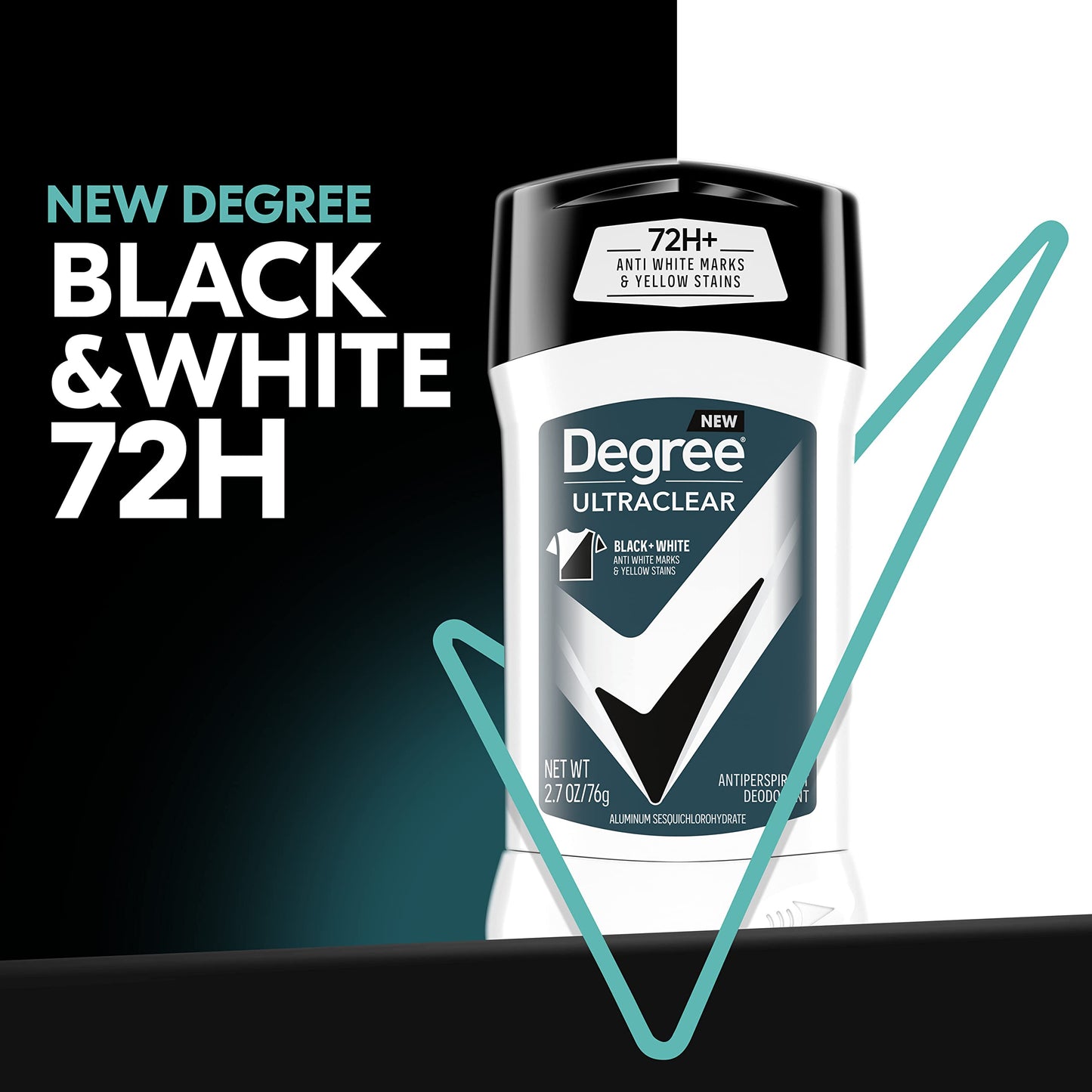 Degree Men UltraClear Antiperspirant Deodorant Black + White 4 count 72-Hour Sweat & Odor Protection Antiperspirant For Men With MotionSense Beauty and Personal Care Degree