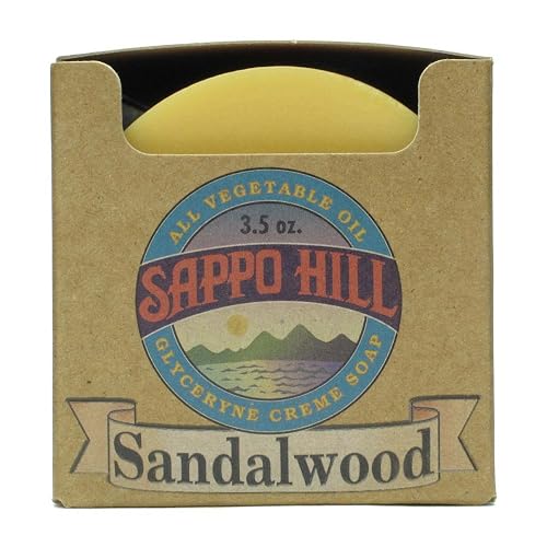 SAPPO HILL SOAPWORKS GLYCERINE CRM SOAP,SNDLWD, 3.5 OZ36 Beauty & Personal Care Sappo Hill