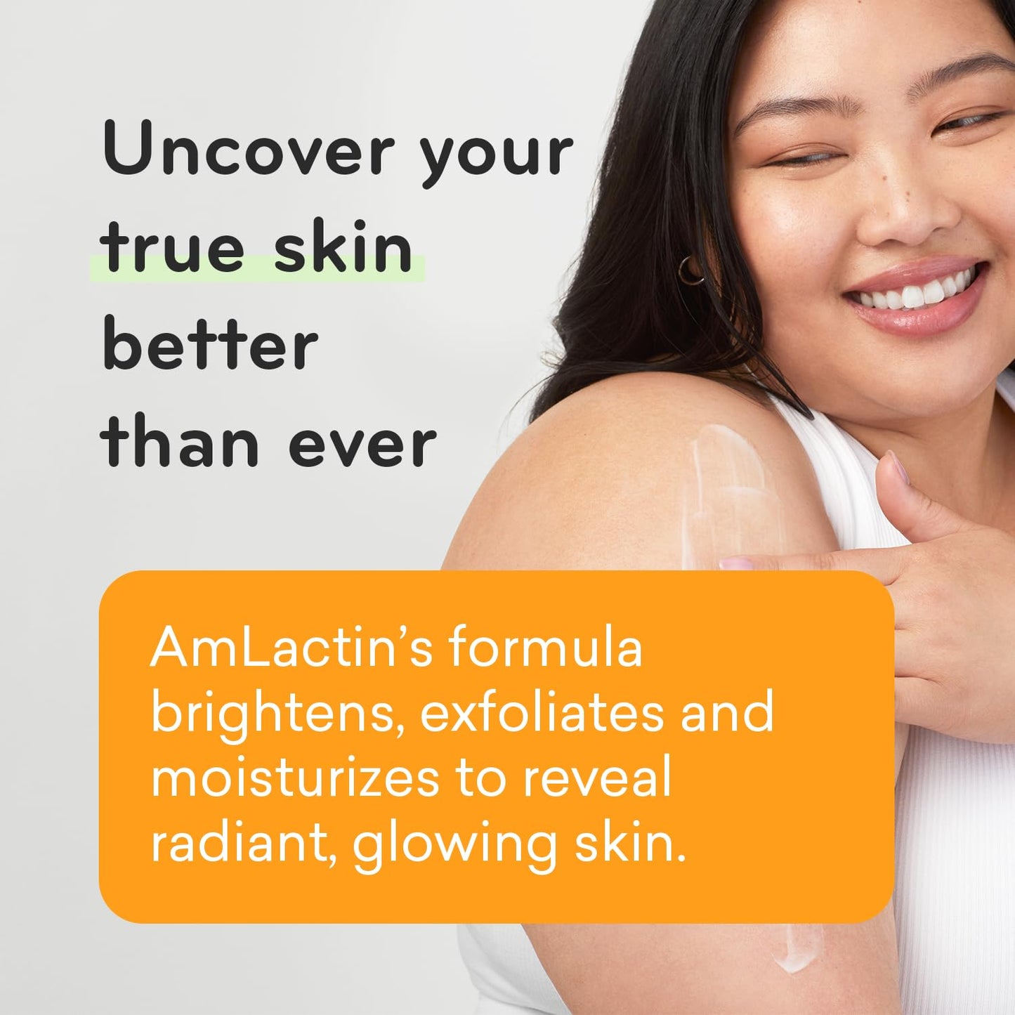 AmLactin Daily Vitamin C Lotion - 7.9 oz Body Lotion with 7% Lactic Acid - Skin-Brightening Exfoliator and Moisturizer for Dry Skin Beauty & Personal Care AmLactin