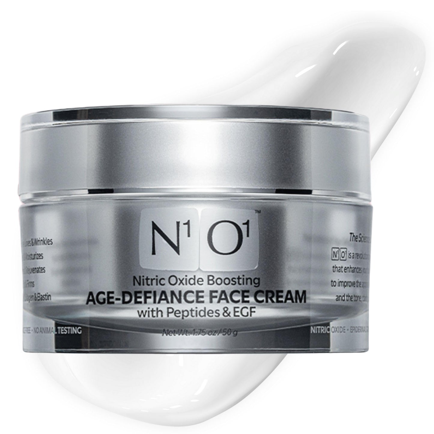 N1O1 Moisturizer Face Cream - Day & Night Face Moisturizer with Nitric Oxide, Peptide Complex, Epidermal Growth Factor - Tightening & Firming Skin Beauty & Personal Care N1O1