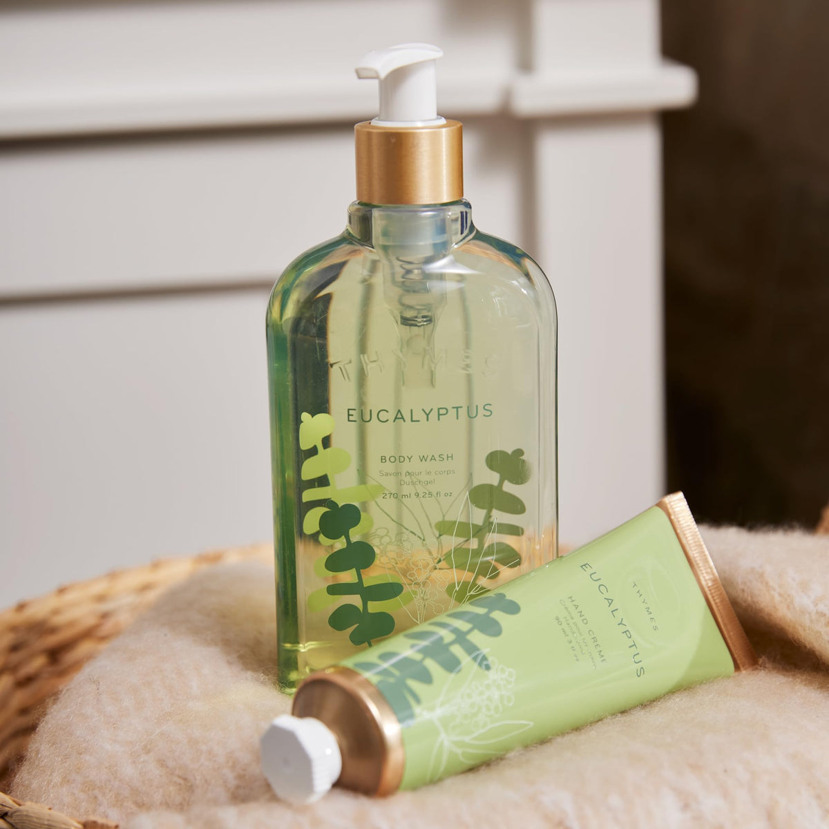 Thymes Moisturizing Body Wash with Pump - Body Soap - Bath Products - Skin Care - Liquid Soap with Notes of Eucalyptus Oil, Petitgrain, Bergamot Beauty & Personal Care Thymes