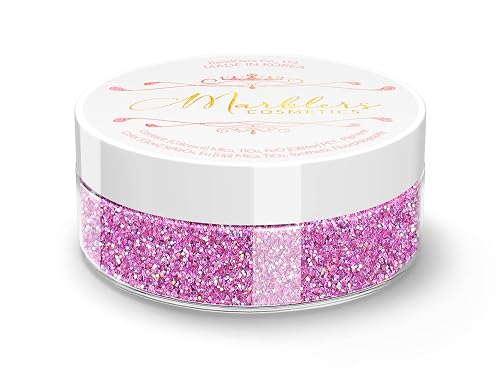 MARBLERS Holographic Face & Body Glitter [Holo Bubblegum] 0.18oz (5g) | Fine | Non-Toxic | Cruelty-Free | Festival, Rave & Party Makeup | Eye, Hair Beauty & Personal Care MARBLERS