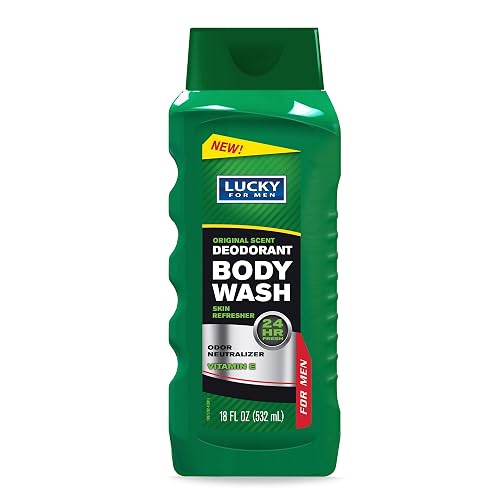 Lucky Super Soft Men's Deodorant Green Body Wash, 18 Fluid Ounce Beauty & Personal Care Lucky Super Soft