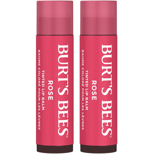 Burt's Bees Lip Tint Balm with Long Lasting 2 in 1 Duo Tinted Balm Formula, Color Infused with Deeply Hydrating Shea Butter for a Natural Looking Beauty and Personal Care Burt's Bees