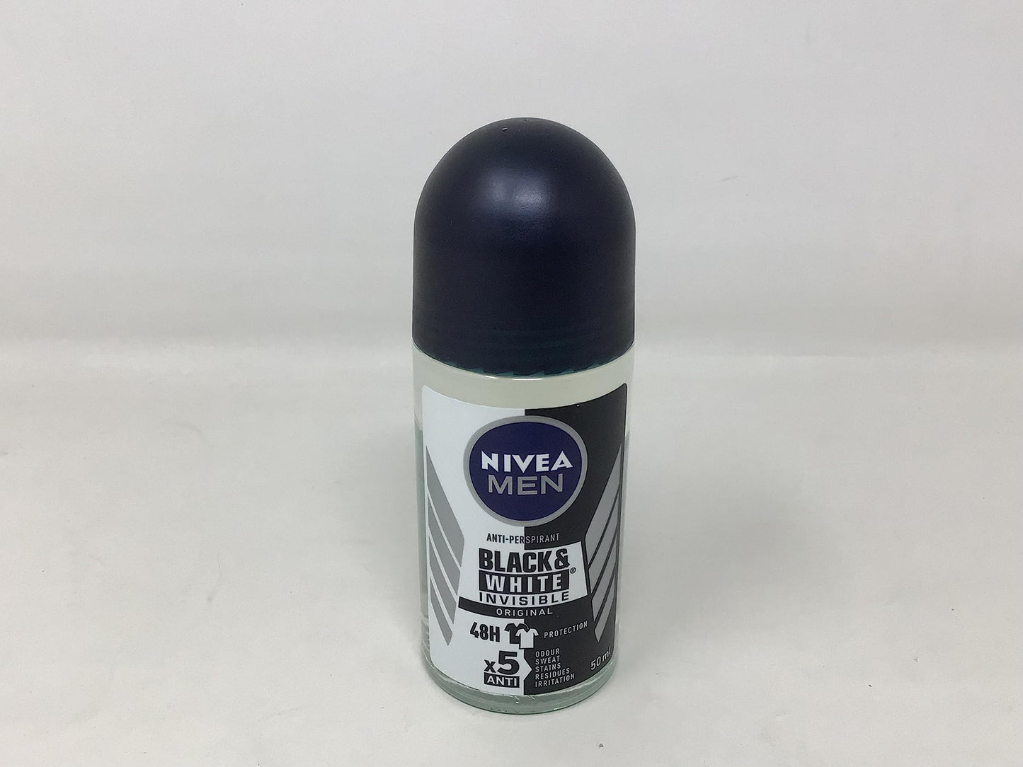 Nivea for Men Deodorant Roll On 1.69 Oz (Invisible B&W Power) Pack of 3 Beauty and Personal Care NIVEA