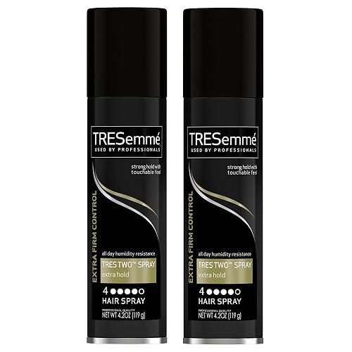 TRESemmé Extra Hold Hairspray, 2-4.2 oz (Pack of 2), Strong Humidity Resistant, Frizz Control, All Day Smoothness, Salon Quality Beauty & Personal Care TRESemmé