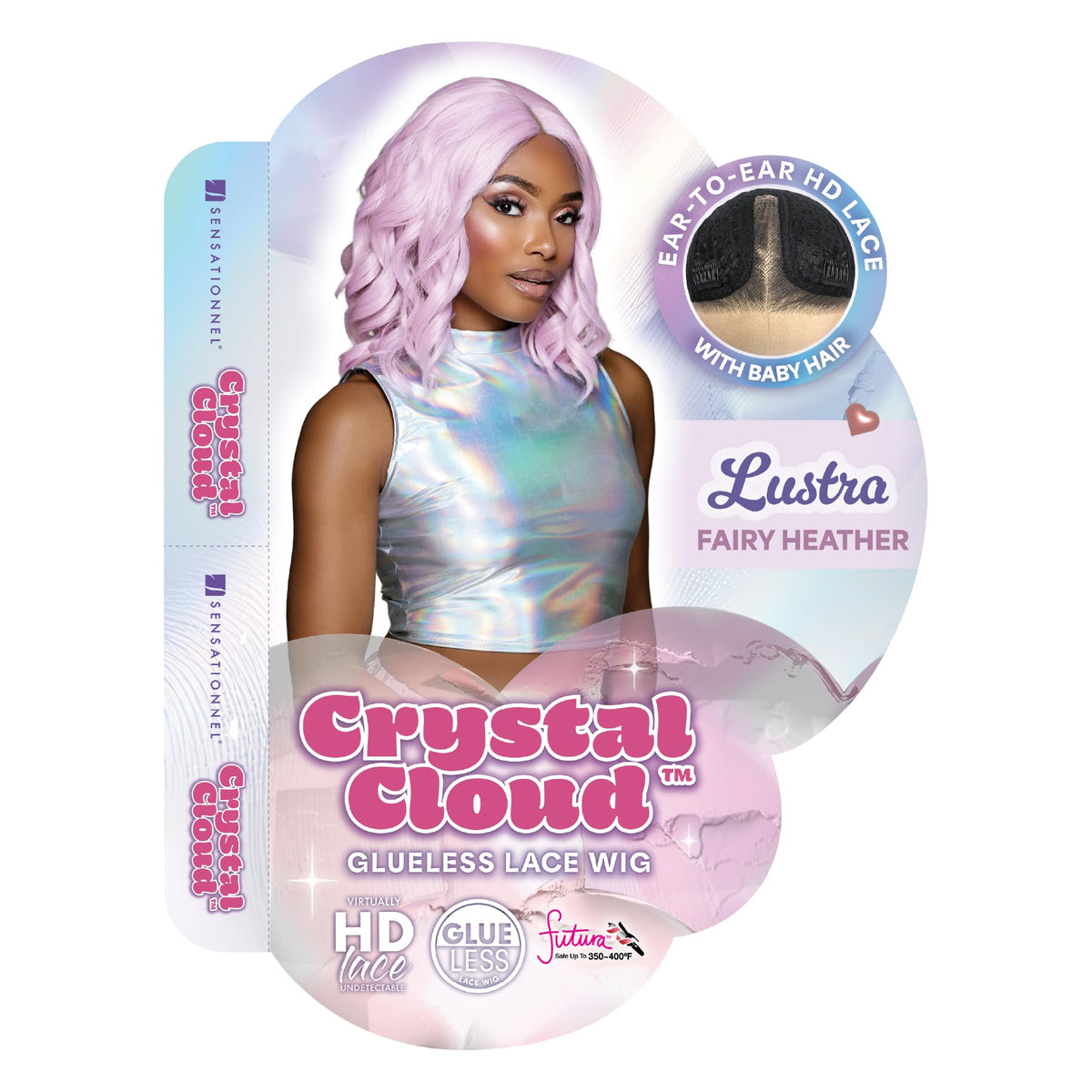 Sensationnel Shearmuse Crystal Cloud LaceWig-Lustra, FAIRYHEATHER