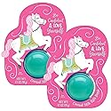 Cait + Co Relaxing Bath Bomb Giftable, 3.5 Ounce Coconut Milk Recipe, Amber and Moss Scent, Horse - Pack of 2 Beauty & Personal Care Cait + Co