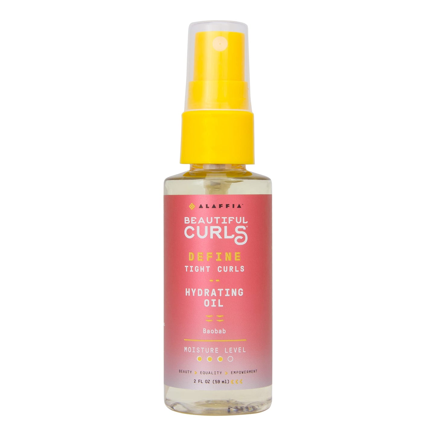 Alaffia Hair Care, Beautiful Curls Define Hydrating Oil Spray for Tight, Thick Curls, Argan Oil and Baobab, Revitalizes Dry, Damaged Hair, 2 Fl Oz Beauty & Personal Care Alaffia