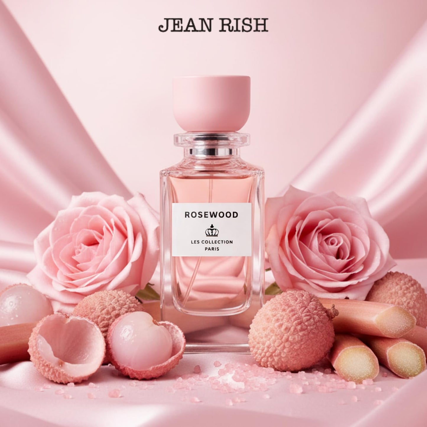 Jean Rish Rosewood Perfume for Women Eau De Parfum, Long-Lasting Luxury Fragrance, Made In USA - Lychee, Peony, Cashmeran Wood - 100ml / 3.4 oz Beauty & Personal Care Jean Rish