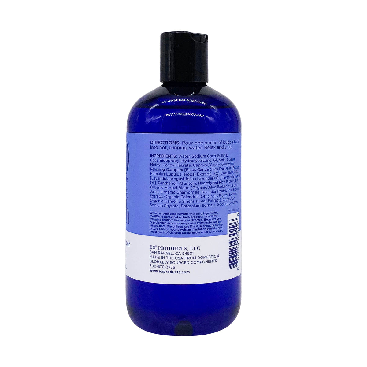 EO, Bubble Bath French Lavender Organic, 12 Fl Oz Beauty and Personal Care EO