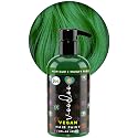 MOEHAIR Semi-Permanent Hair Color | Green Hair Dye 8 Oz | No Ammonia, Sulfate or Paraben | Vegan & Cruelty-Free | Gentle & Washable Formula | Voodoo Beauty & Personal Care MOEHAIR