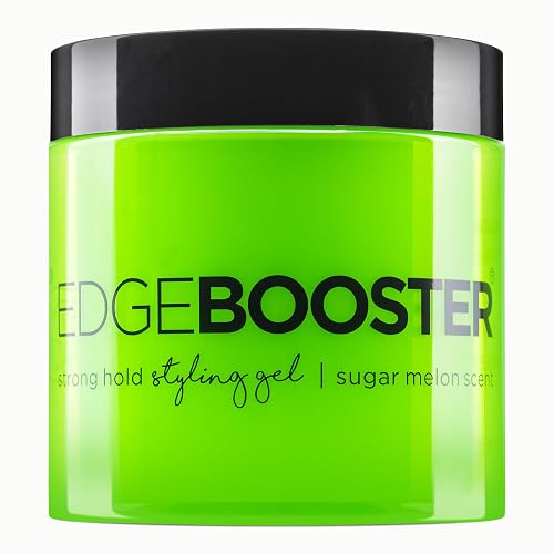 Style Factor EDGE BOOSTER® Strong Hold Styling Gel | Alcohol-Free Hair Gel with Camellia Sinensis Seed Oil for Curly, Wavy & Sleek Styles | Frizz Beauty & Personal Care Style Factor