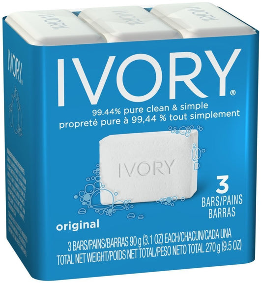 Ivory Bar Soap, 3.1 oz bars, 3 ea (Pack of 12) Beauty & Personal Care Ivory