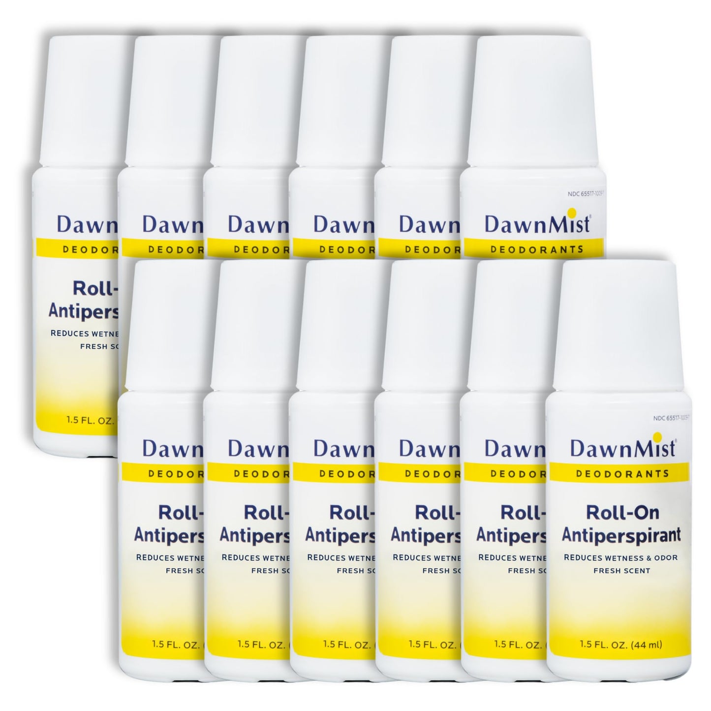 Dukal RD15 DawnMist Roll On Antiperspirant & Deodorant, Fresh Scent, Travel Size, 1.5oz,12 pack Beauty and Personal Care DawnMist