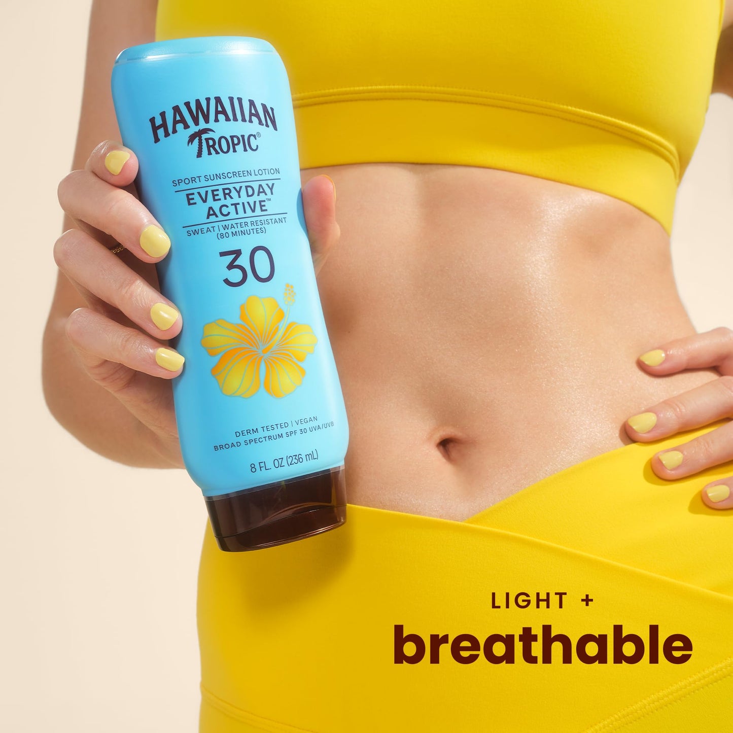Hawaiian Tropic Island Sport Sunscreen Lotion, Ultra Light, High Performance Protection, SPF 30, Coconut, 8 Oz Beauty & Personal Care Hawaiian Tropic