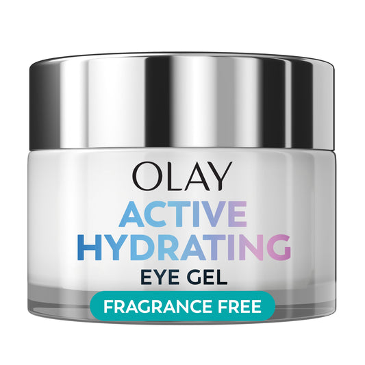 Olay Active Hydrating Eye Gel, Fragrance-Free, Anti-Aging Eye Cream with Hyaluronic Acid and Niacinamide, 0.5 oz Beauty & Personal Care Olay