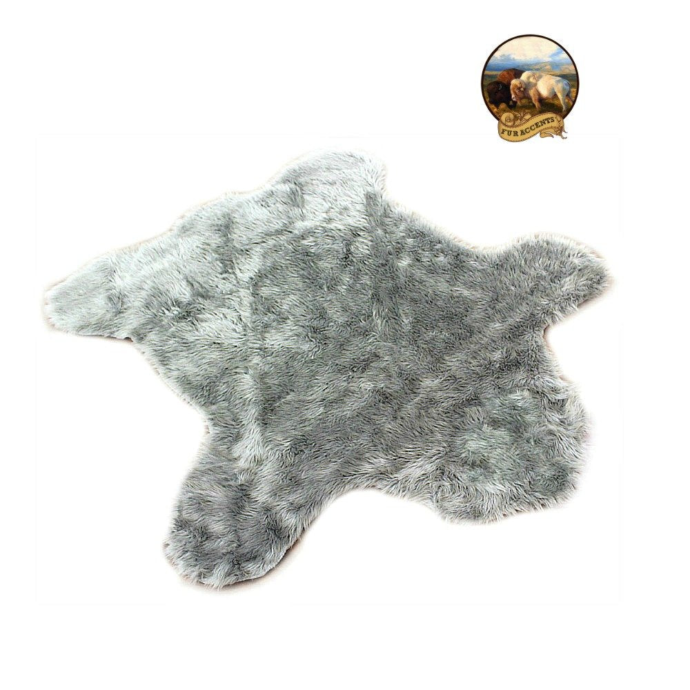 Large Bear Skin Area Throw Rug - Luxury Soft Faux Fur - Available in 6 Colors - Ultra Suede Lining - Fur Accents Original - USA (8'x10', White) Beauty and Personal Care Fur Accents