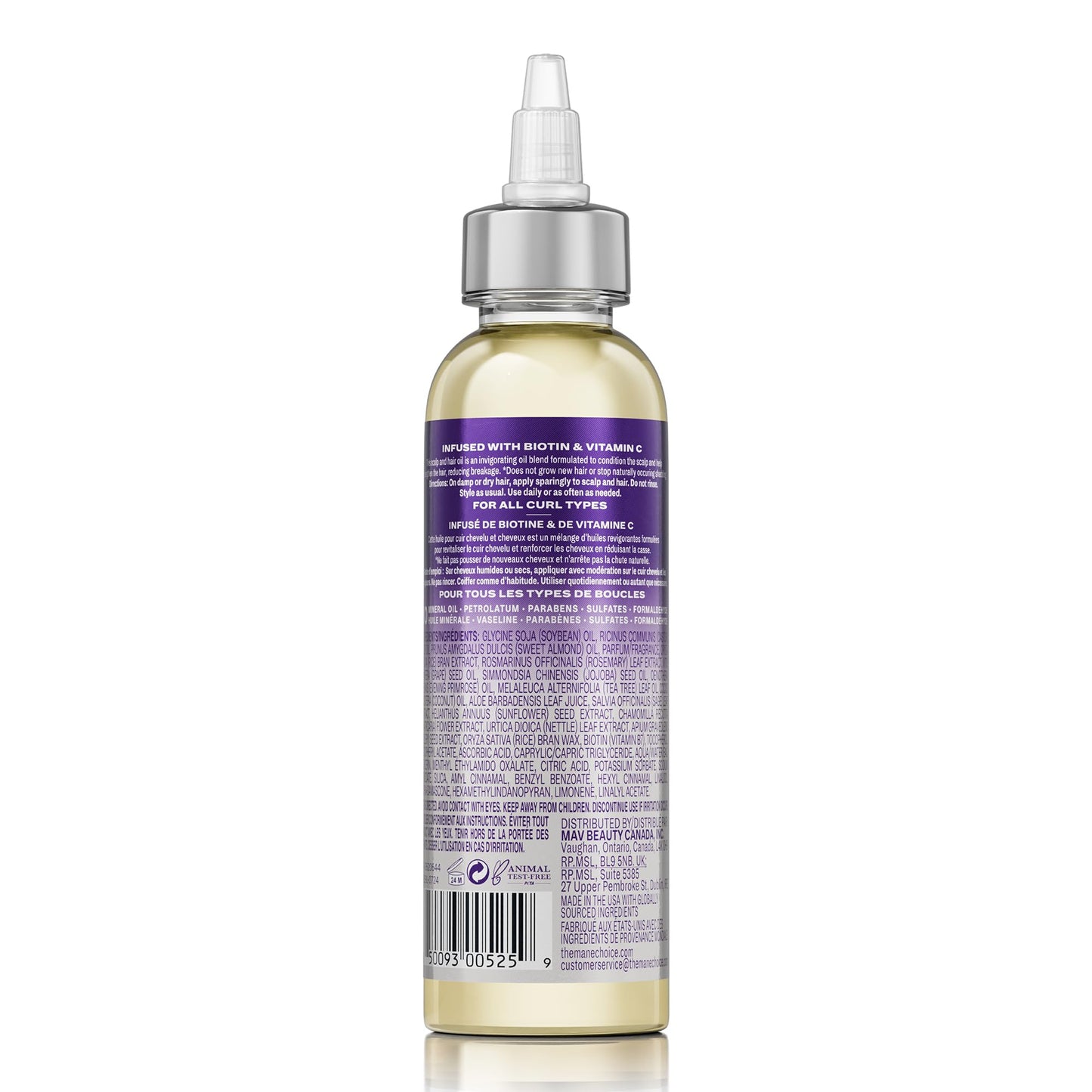 The Mane Choice Alpha Multi-Vitamin Scalp Hair Growth Oil, 4 Fl Oz, 1 Pack, Nourishing Scalp Oil with Biotin, Vitamin C, Rosemary, Rice Extract Beauty & Personal Care The Mane Choice