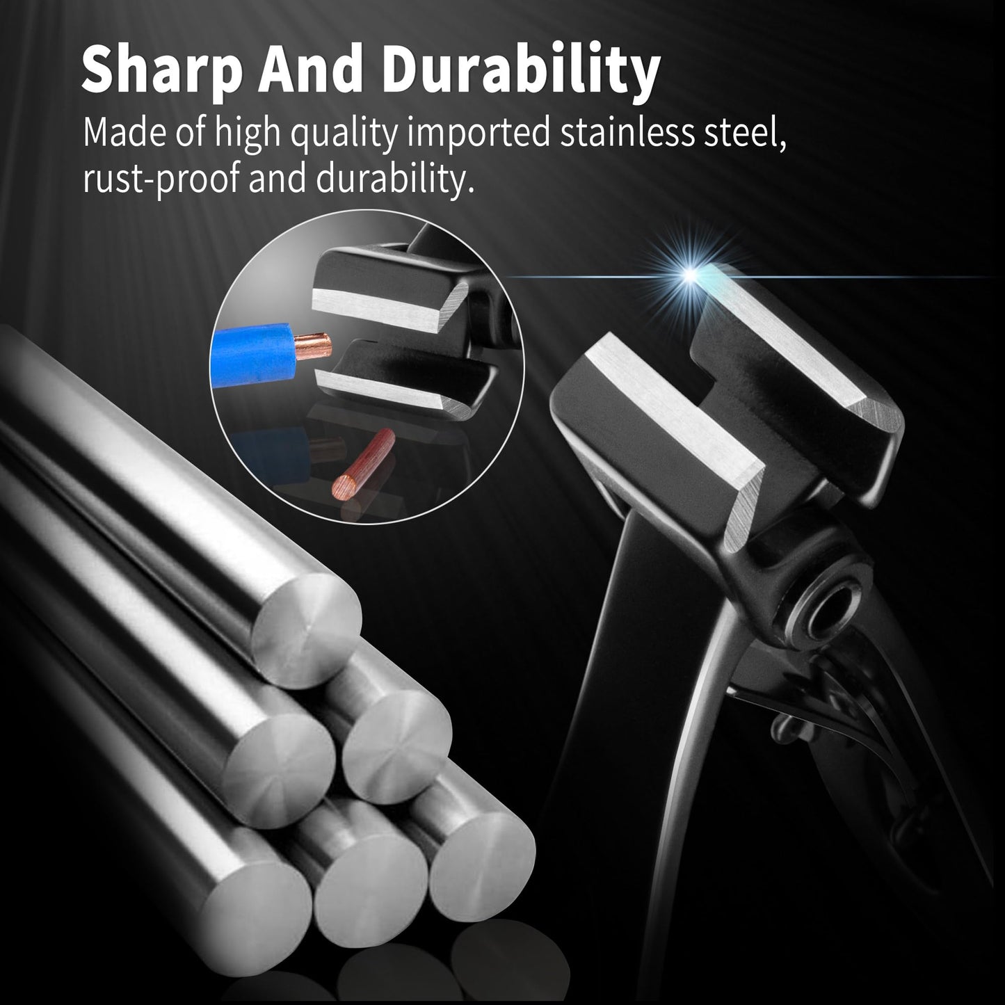 EBEWANLI Straight Nail Clipper, 17mm Wide Jaw Opening Extra Large Toenail Clippers for Thick Nails or Tough Fingernail & Ingrown Toenail, Heavy Duty Beauty & Personal Care EBEWANLI