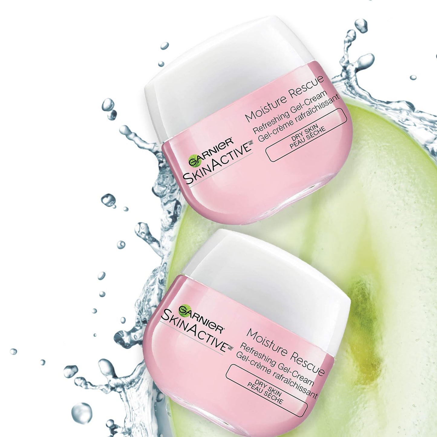 Garnier Moisture Rescue Refreshing Gel-Cream for Dry Skin, Oil-Free, 1.7 Oz (50g), 2 Count (Packaging May Vary) Beauty & Personal Care Garnier