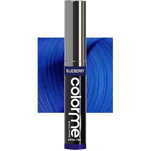 Colorme Root Touch Up Temporary Hair Mascara to color and Blend Semi Permanent Dye regrowth. Washes Out (BLUEBERRY) Beauty & Personal Care Color Me