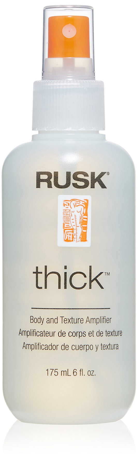 RUSK Designer Collection Thick Body and Texture Amplifier Spray, 6 Oz, For Fine, Limp, Flat or Lazy Hair Types - Contains Wheat Protein, Adds Beauty & Personal Care RUSK