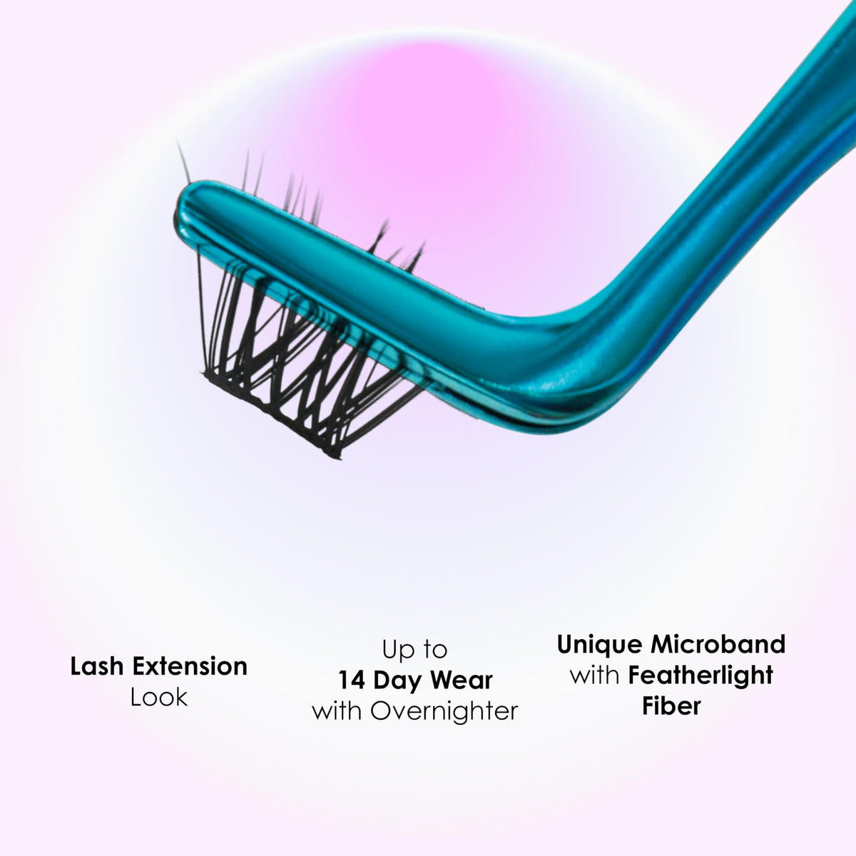 KISS Falscara DIY Eyelash Extension Wisp Applicator for Mistake-Proof Artificial Lash Placement - Ergonomically Designed Handle to Easily Build Your Beauty & Personal Care FALSCARA