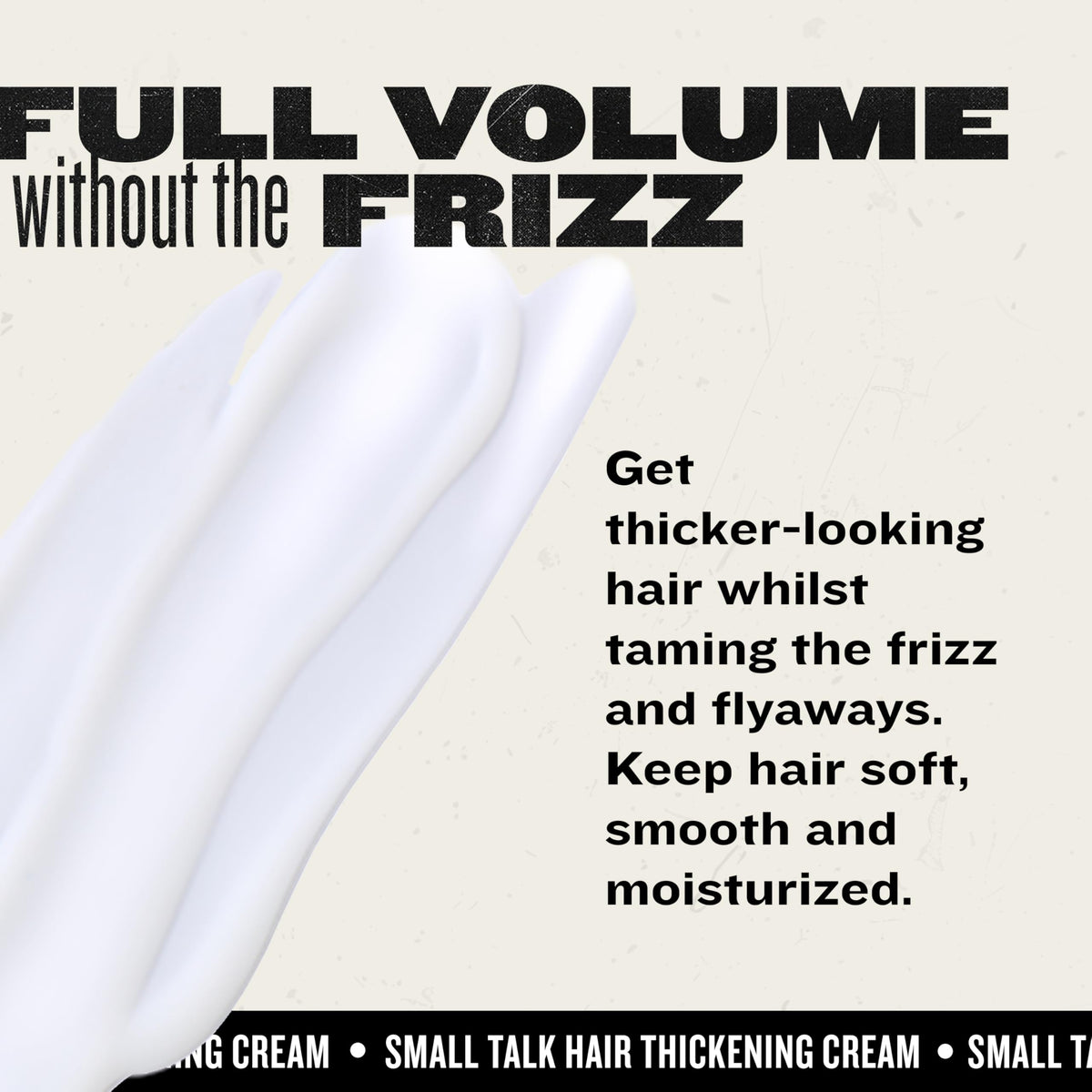 Bead Head by TIGI Small Talk MINI 3-in-1 Hair Thickening Cream - Use for Voluminous Hair - For Fine, Thin & Flat Hair - Use on Damp Hair - Premium Beauty & Personal Care Bed Head