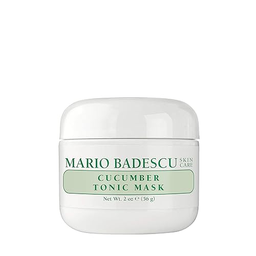 Mario Badescu Purifying Cucumber Tonic Facial Mask - Powerful Deep Cleansing Clay Mask for Congested Skin - Pore Minimizer for Face - Ideal Beauty & Personal Care Mario Badescu