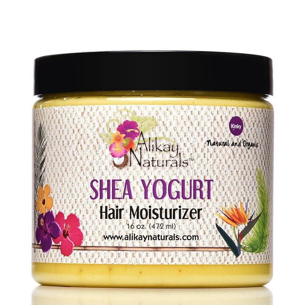 Alikay Naturals Shea Yogurt Hair Moisturizer Natural Raw Shea Butter, Argan & Coconut Oil 8 Ounce Beauty & Personal Care Alikay Naturals