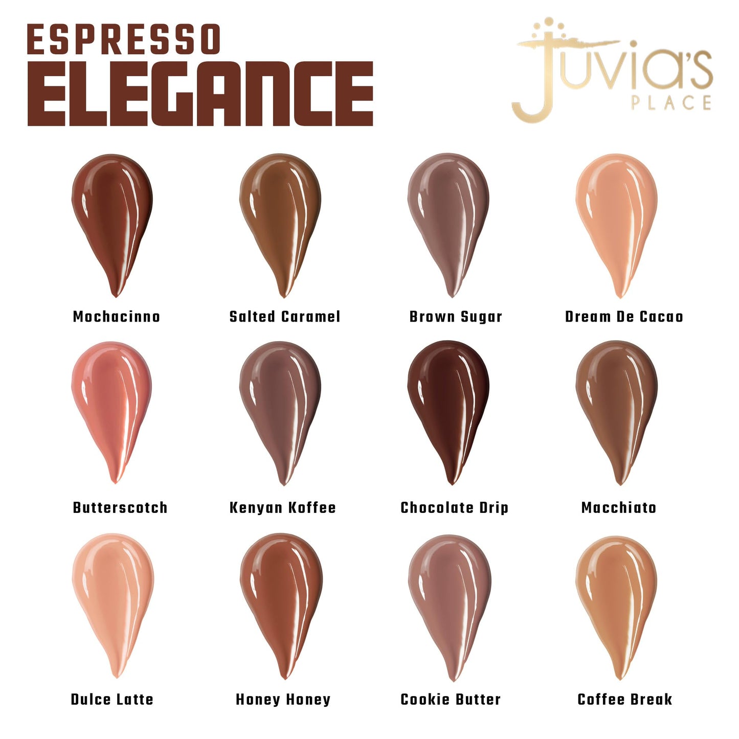 Juvia's Place Coffee Shop Lip Gloss - Honey Honey - Hydrating Butter Lip Gloss for Women, Long-Lasting Shine, Moisturizing Glass-like Finish, Plumping Beauty & Personal Care Juvia's Place