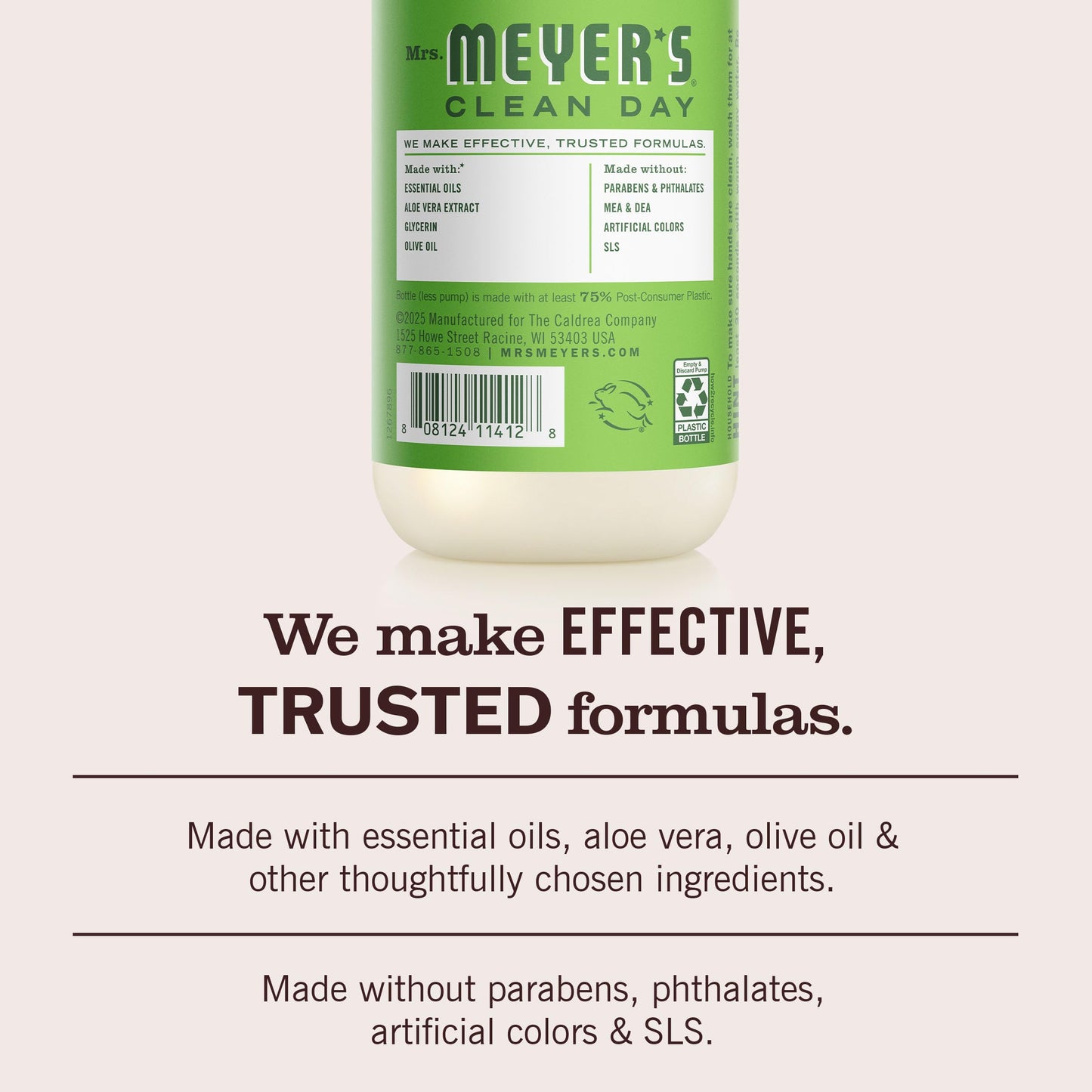 MRS. MEYER'S CLEAN DAY Hand Soap, Fresh Cut Grass Scent, 12.5 Fl Oz Bottle Beauty & Personal Care Mrs. MEYER'S