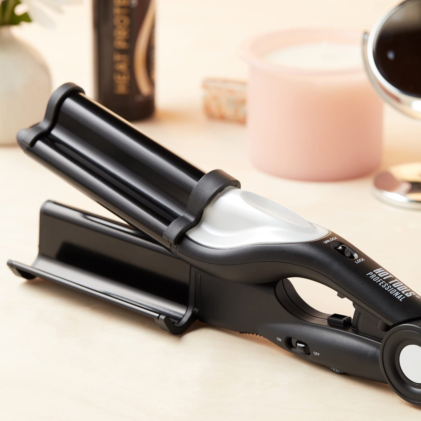 Hot Tools Pro Artist Nano Ceramic Deep Waver | Combat Frizz and Add Massive Shine for Beachy Waves Beauty & Personal Care HOT TOOLS
