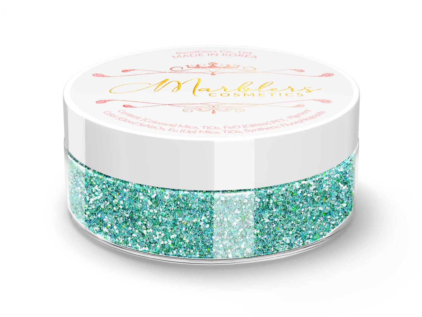 MARBLERS Holographic Face & Body Glitter [Unicorn Teal] 0.18oz (5g) | Fine | Non-Toxic | Vegan | Cruelty-Free | Festival, Rave & Party Makeup | Eye Beauty & Personal Care MARBLERS