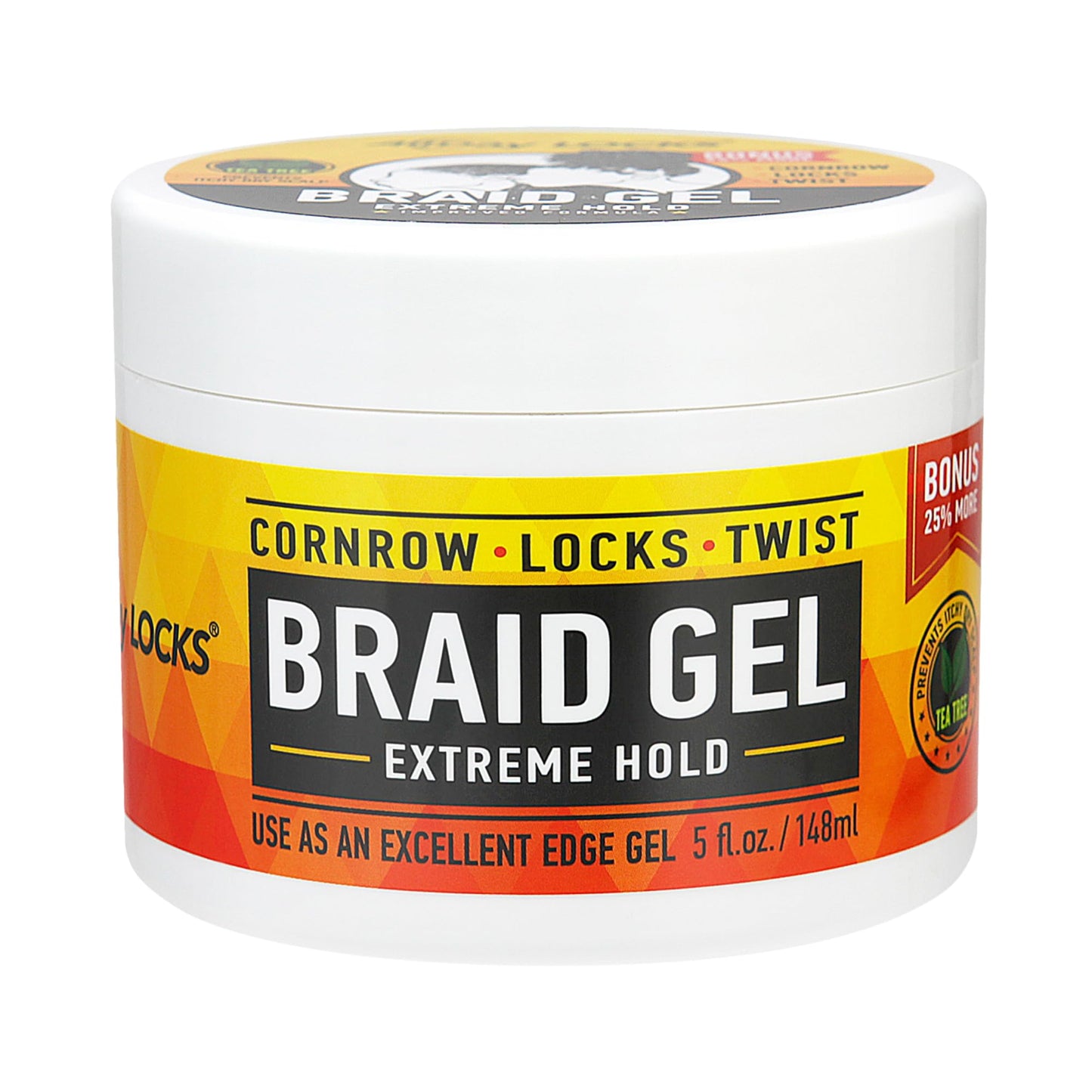 AllDay Locks Braid Gel Extreme Hold - Braiding Gel for Cornrows, Locks and Twisting, Moisturizing Edge Control for Women and Men, Natural Formula - 5 Beauty & Personal Care AllDay Locks