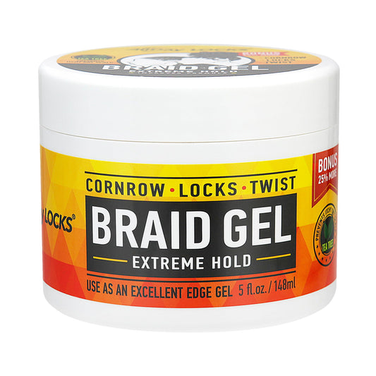 AllDay Locks Braid Gel Extreme Hold - Braiding Gel for Cornrows, Locks and Twisting, Moisturizing Edge Control for Women and Men, Natural Formula - 5 Beauty & Personal Care AllDay Locks