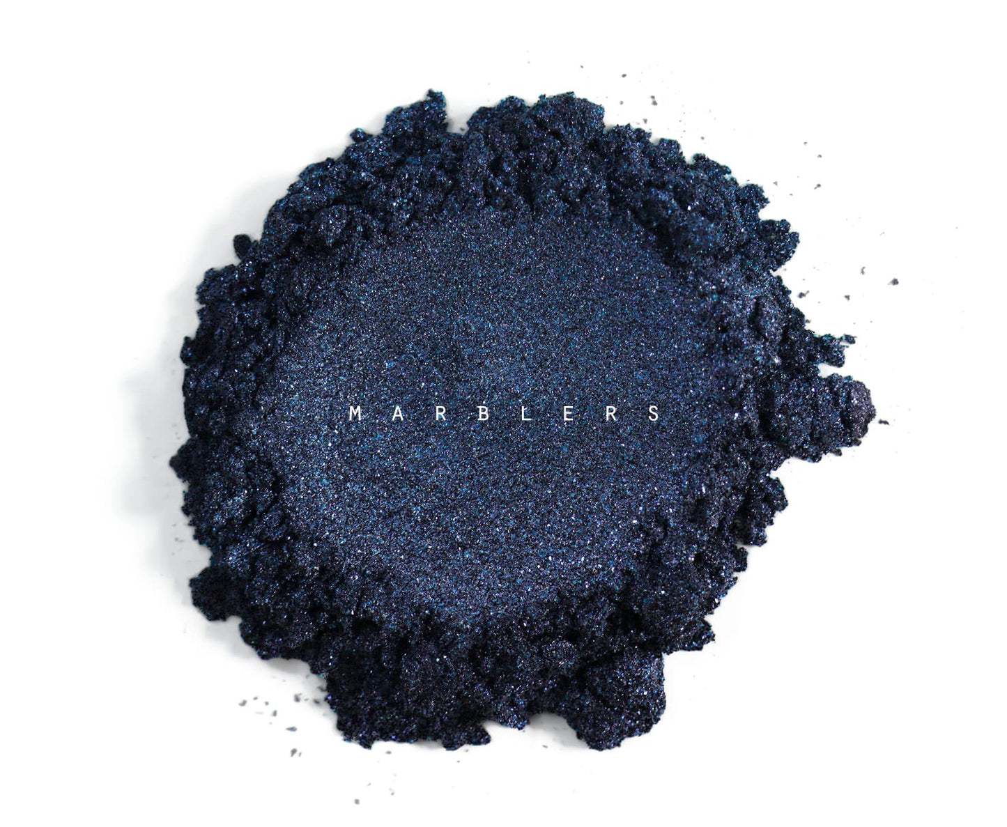 MARBLERS Chunky Natural Mica Powder [Blue Black Pearl] 0.11oz (3g) | Highly Pigmented | Non-Toxic, Vegan, Cruelty-Free | Eyeshadow, Body Butter, Nail Beauty & Personal Care MARBLERS