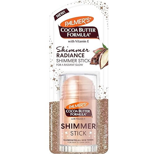 Palmer's Cocoa Butter Formula Body Shimmer Stick with Vitamin E, 1 Oz, Radiant Highlighter Makeup for Body Glow, Provides 48-Hour Moisture, All Skin Beauty & Personal Care Palmer's