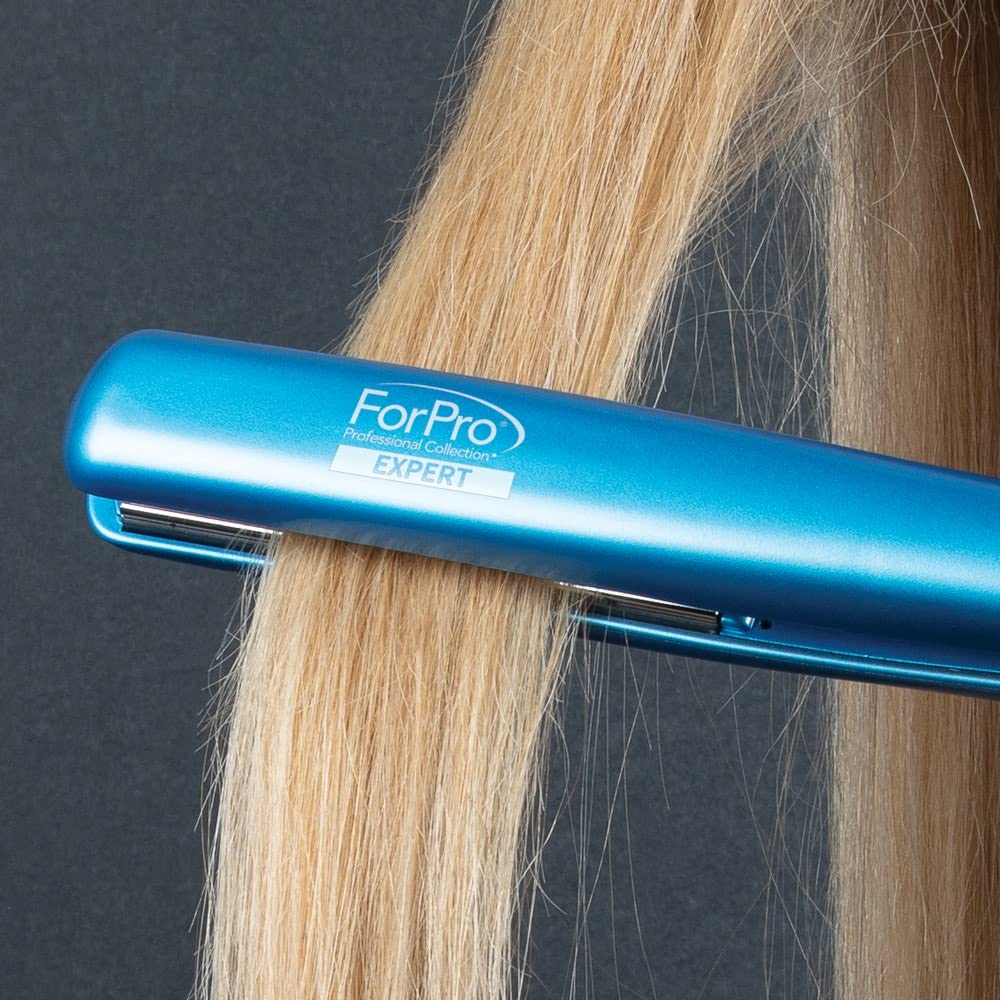 ForPro Professional Collection Expert Salon Hair Flat Iron, Advanced Nano Silver Titanium Technology, Ultra-Fast Heating with 7 Heat Settings, LCD Beauty & Personal Care ForPro Professional Collection