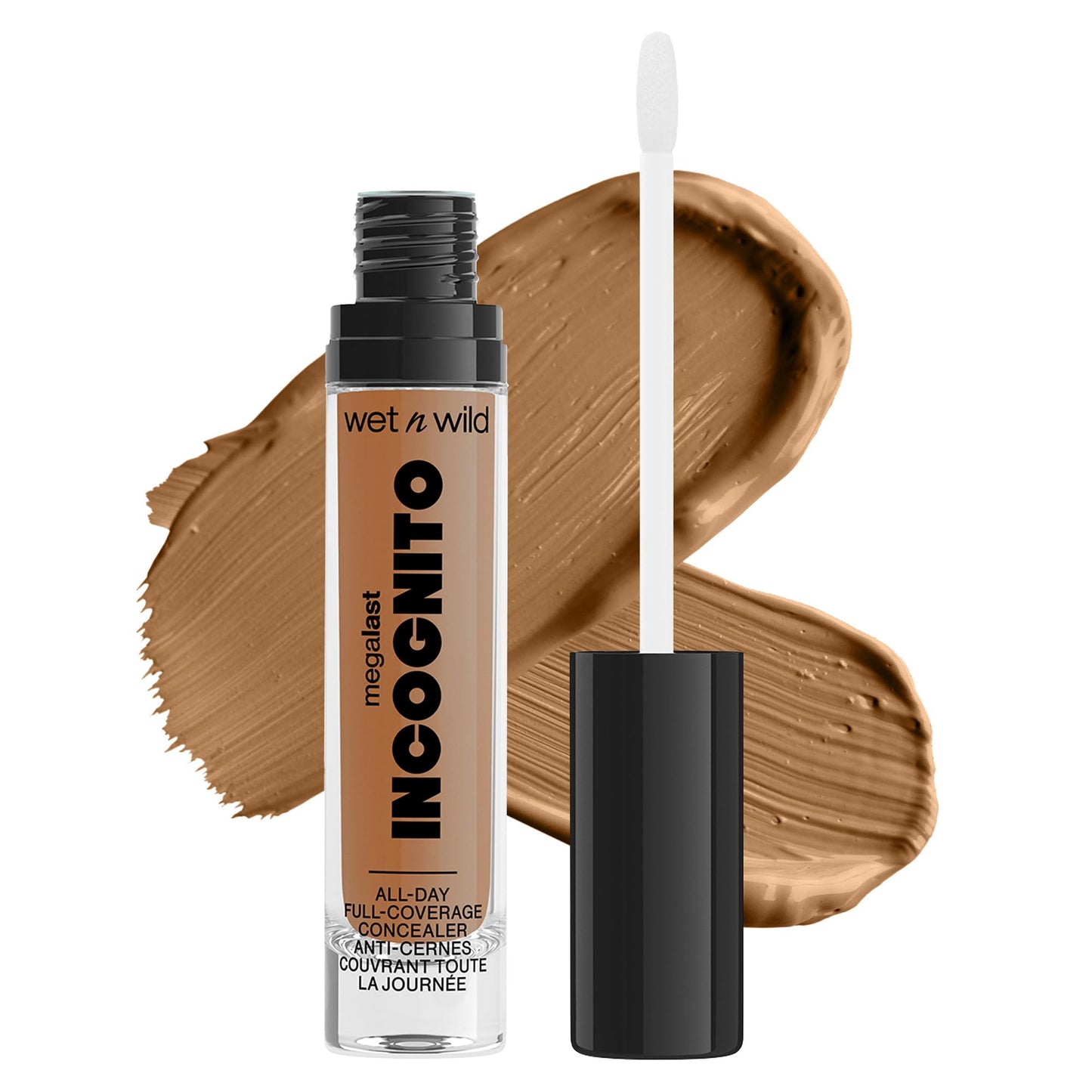 Concealer By Wet n Wild Mega Last Incognito All-Day Full Coverage Liquid Matte Concealer, Tan Deep,1114053 Beauty & Personal Care wet n wild