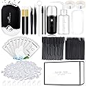 Eyelash Extension Supplies USB Air Conditioning Blower Facial Mister Lash Tweezers Mirror Mascara Brush Lash Shampoo Brush Bottle Silicone Pad Glue Beauty & Personal Care QUKLOGEN